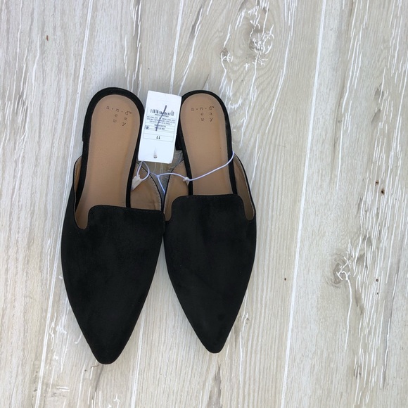 A new Day black mules slip on - Picture 2 of 6